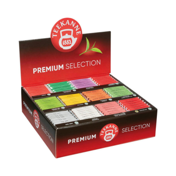 Teekanne Premium Selection SORTIMENTSBOX, 12 Sorten à 15 Teebeutel, Teebeutel im Kuvert